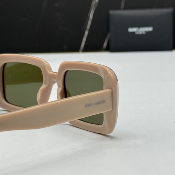 NEW SL534 SUNRISE 007 SAINT LAURENT NUDE GREEN SL 534 SAINT LAURENT SUNGLASSES - Picture 7 of 10